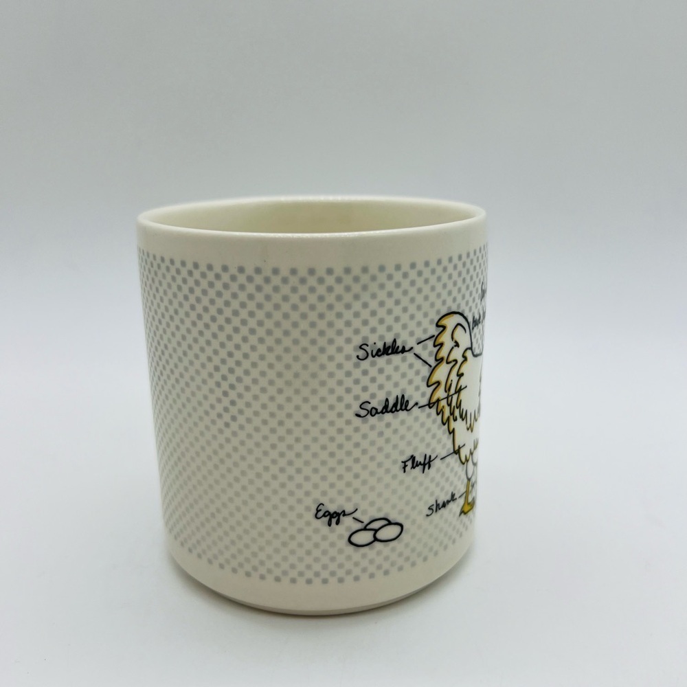 BEVVY VINTAGE 1983 CHICKEN ROOSTER COFFEE MUG - Picture 4 of 11